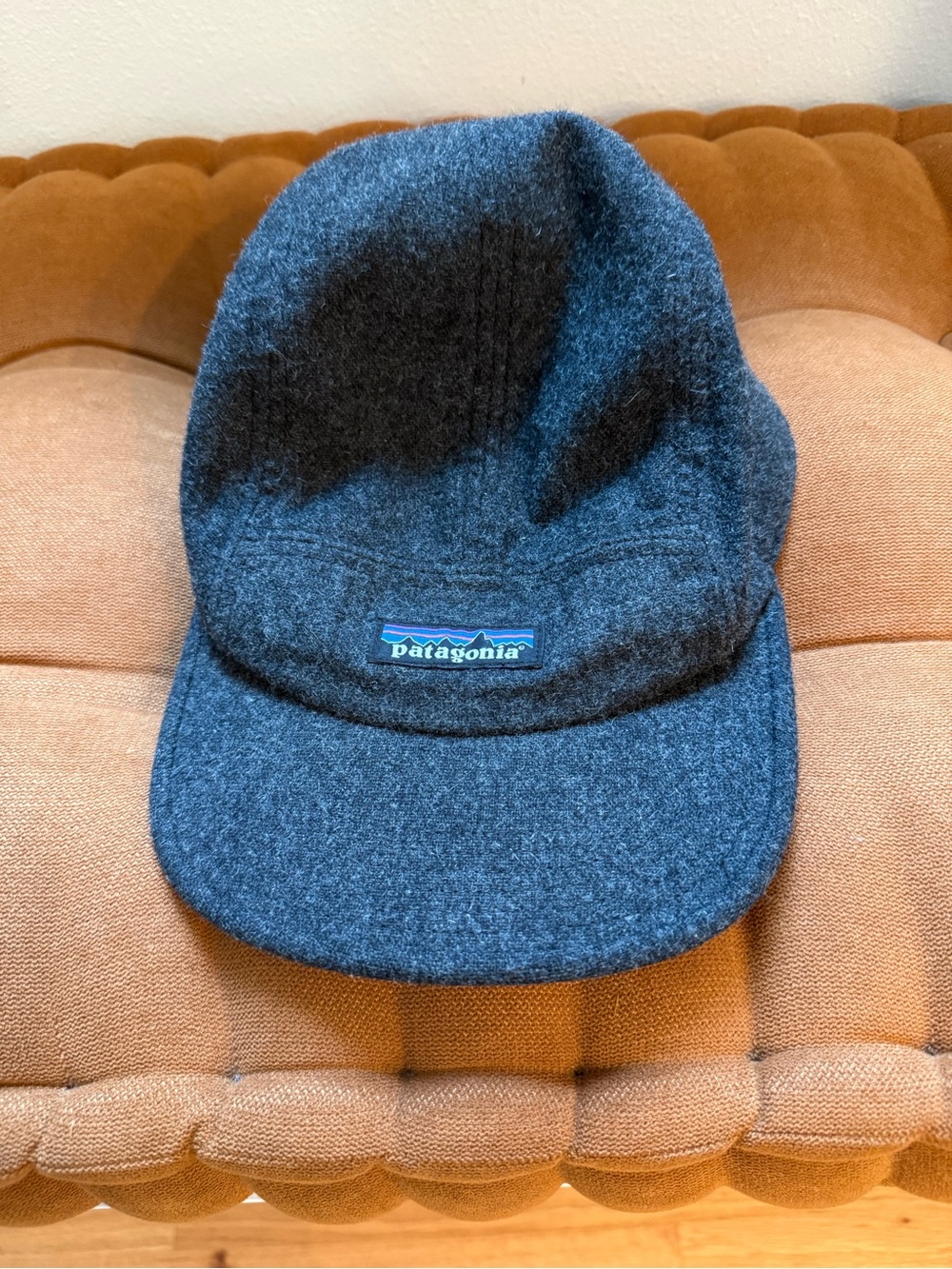 Patagonia Dark Gray Wool Camp Cap